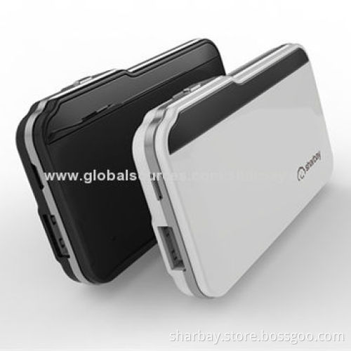 3,000mAh USB mobile phone chargers, built-in Li-polymer battery, in piano paint, RoHS, FCC, CE